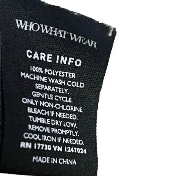 Who What Wear Polka Dot Button Down Shirt Size Large - Picture 4 of 4